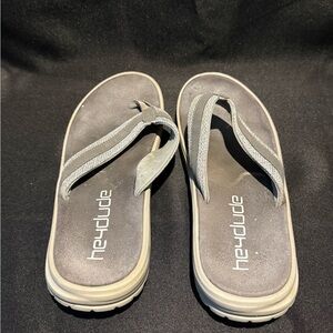 Hey Dude Charcoal Sandals